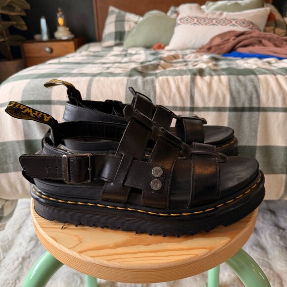 ? Dr. Martens Blaire Fisherman Sandals - Black Leather ? main image 4